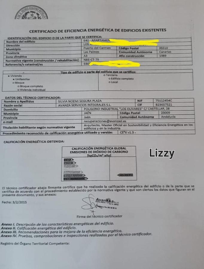 Vivienda Vacacional Lizzy ปูแอร์โตเดลคาร์เมน ภายนอก รูปภาพ